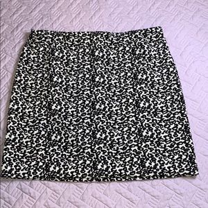 Express cheetah print skirt